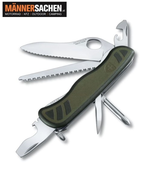 VICTORINOX Schweizer Soldatenmesser 08 mit 10 Funktionen 0.8461.MWCH