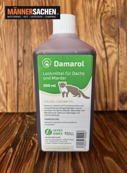 DAMAROL Lockmittel für Dachs, Marder und Waschbär 500ml Österreichweiter Versand