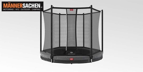 BERG TOYS Trampolin FAVORIT Inground 270 Grey + Safety Net Comfort 35.09.23.00