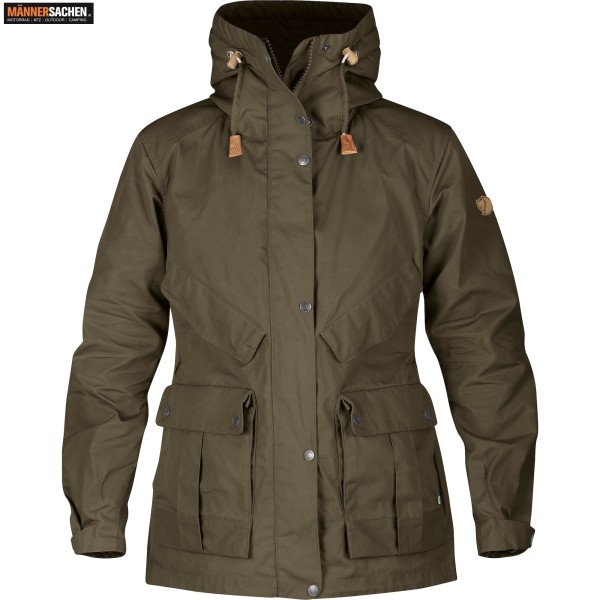 FJÄLLRÄVEN Jacket NO. 68 Outdoor-Jacke für Frauen Dark Olive AKTION EINZELSTÜCK