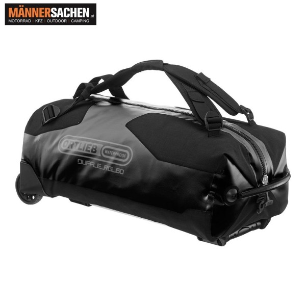 ORTLIEB Rucksack DUFFLE RG 60 Liter- wasserdichte Expeditions-/Reisetasche mit Rollen LAGERND