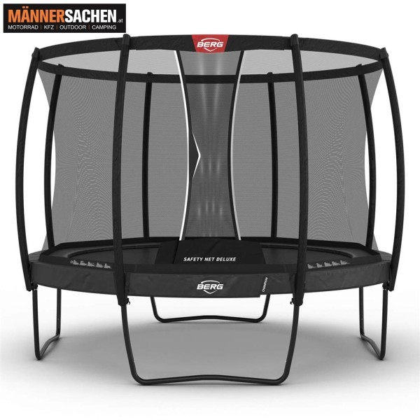 BERG TOYS Trampoline CHAMPION REGULAR 330 GRAU + SICHERHEITSNETZ DELUXE 35.41.93.04