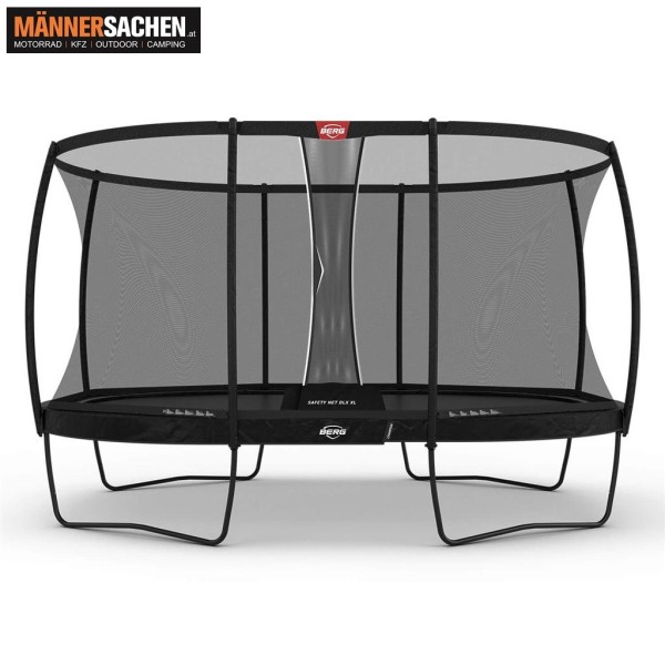 BERG TOYS Trampolin Grand Champion Regular 520 schwarz + Sicherheitsnetz Deluxe XL 30.35.95.41