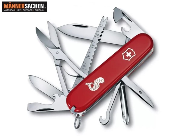 VICTORINOX FISHERMAN Taschenmesser mit 18 Funktionen in der Farbe rot 1.4733.72